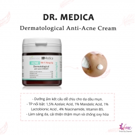 Kem Dưỡng Ẩm Bielenda Dr Medica Dermatological Anti-Acne Cream Dành Cho Da Dầu Mụn 50ml Kem Dưỡng Ẩm Bielenda Dr Medica Dermatological Anti-Acne Cream Dành Cho Da Dầu Mụn 50ml