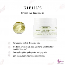 Kem dưỡng Bơ hỗ trợ vùng da mắt Kiehl’s Creamy Eye Treatment With Avocado 14g Kem dưỡng Bơ hỗ trợ vùng da mắt Kiehl’s Creamy Eye Treatment With Avocado 14g