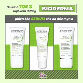 Kem dưỡng cân mọi loại da của nhà BIODERMA với phiên bản SEBIUM Kem dưỡng cân mọi loại da của nhà BIODERMA với phiên bản SEBIUM
