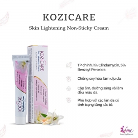 Kem dưỡng trắng da KOZICARE SKIN LIGHTENING CREAM ENRICHED 15g Kem dưỡng trắng da KOZICARE SKIN LIGHTENING CREAM ENRICHED 15g