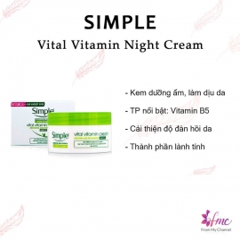 Simple Vital Vitamin Night Cream Simple Vital Vitamin Night Cream