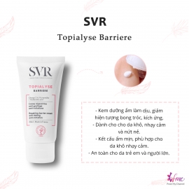 Kem Dưỡng SVR Topialyse Baume Intensif  50ml Kem Dưỡng SVR Topialyse Baume Intensif  50ml