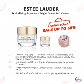 Kem dưỡng trắng da và chống lão hoá Estee Lauder Revitalizing Supreme + Bright Power Soft Creme 15ml/50ml Kem dưỡng trắng da và chống lão hoá Estee Lauder Revitalizing Supreme + Bright Power Soft Creme 15ml/50ml