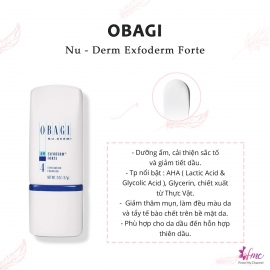 Kem Tái Tạo Và cải Thiện Sắc Tố Da - Obagi Nu-Derm Exfoderm Forte #4 (57g)