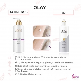 Sữa dưỡng thể  Olay B3 + Retinol Body Lotion 250ml Sữa dưỡng thể  Olay B3 + Retinol Body Lotion 250ml