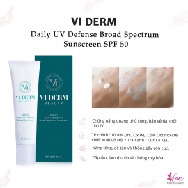 Kem Chống Nắng Phổ Rộng SPF 50 Daily UV Defense Broad Spectrum Sunscreen Kem Chống Nắng Phổ Rộng SPF 50 Daily UV Defense Broad Spectrum Sunscreen
