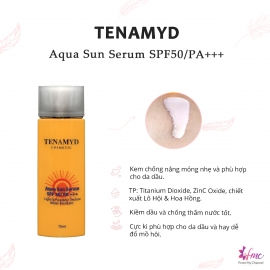 Kem chống nắng Tenamyd Aqua Serum SPF 50/PA+++ Dành cho da dầu 70ml Kem chống nắng Tenamyd Aqua Serum SPF 50/PA+++ Dành cho da dầu 70ml