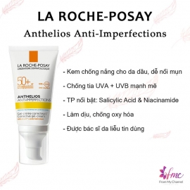 La Roche-Posay Anthelios Anti-Imperfections Corrective SPF50+ UVB+ UVA (Da mụn) 