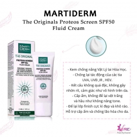 MartiDerm The Originals Proteos Screen SPF50+ Fluid Cream MartiDerm The Originals Proteos Screen SPF50+ Fluid Cream