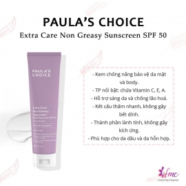 Paula’s Choice Extra Care Non-Greasy Sunscreen SPF 50 Paula’s Choice Extra Care Non-Greasy Sunscreen SPF 50