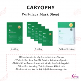 Mặt nạ Caryophy Portulaca Mask Sheet 3in1 Mặt nạ Caryophy Portulaca Mask Sheet 3in1