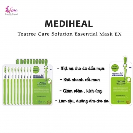 Mediheal - Teatree Care Solution Essential Mask EX (Xanh lá) Mediheal - Teatree Care Solution Essential Mask EX (Xanh lá)
