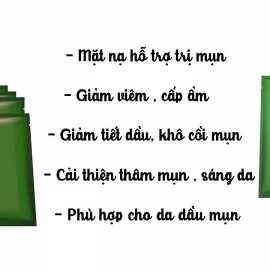 NARUKO TEA TREE SHINE CONTROL & BLEMISH CLEAR MASK - Mặt Nạ NARUKO TEA TREE SHINE CONTROL & BLEMISH CLEAR MASK - Mặt Nạ