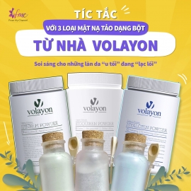 3 version mặt nạ dạng bột VOLAYON best seller  3 version mặt nạ dạng bột VOLAYON best seller