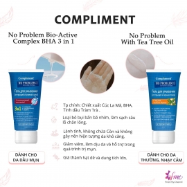 2 Phiên Bản Sữa Rửa Mặt Compliment No Problem SIÊU BÌNH DÂN 2 Phiên Bản Sữa Rửa Mặt Compliment No Problem SIÊU BÌNH DÂN