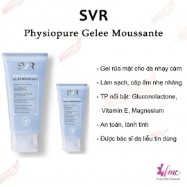 SVR PHYSIOPURE GELEE MOUSSANTE - Sửa rửa mặt SVR PHYSIOPURE GELEE MOUSSANTE - Sửa rửa mặt