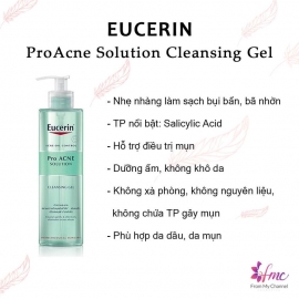 Eucerin ProAcne Solution Cleansing Gel Eucerin ProAcne Solution Cleansing Gel