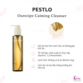 Sữa rửa mặt PESTLO Ourecipe Calming Cleanser 200ml  Sữa rửa mặt PESTLO Ourecipe Calming Cleanser 200ml