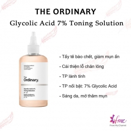 The Odinary Glycolic Acid 7% Toning Solution - Tẩy tế bào chết hóa học The Odinary Glycolic Acid 7% Toning Solution - Tẩy tế bào chết hóa học