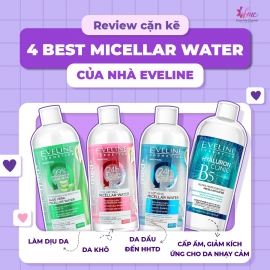 Các phiên bản tẩy trang best seller từ hãng Eveline