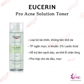 Eucerin Pro Acne Solution Acne & Make Up Cleansing Water - Tẩy trang Eucerin Pro Acne Solution Acne & Make Up Cleansing Water - Tẩy trang