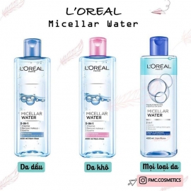 L’Oréal Micellar Water 3-in-1 Deep Cleansing - Tẩy trang L’Oréal Micellar Water 3-in-1 Deep Cleansing - Tẩy trang