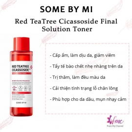 Some By Mi Red TeaTree Cicassoside Final Solution Toner  Some By Mi Red TeaTree Cicassoside Final Solution Toner