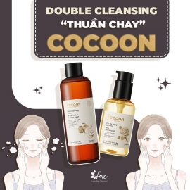 Doulbe Cleansing Dầu Tẩy Trang Hoa Hồng (Rose Cleansing Oil) Nước Tẩy Trang Bí Đao (Winter Melon Micellar Water Cocoon) Doulbe Cleansing Dầu Tẩy Trang Hoa Hồng (Rose Cleansing Oil) Nước Tẩy Trang Bí Đao (Winter Melon Micellar Water Cocoon)