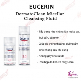 Eucerin DermatoClean Micellar Cleansing Fluid Eucerin DermatoClean Micellar Cleansing Fluid