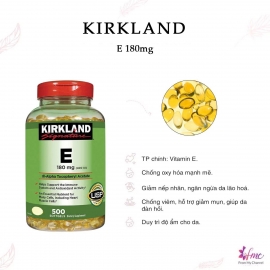 Viên uống VITAMIN E KIRKLAND