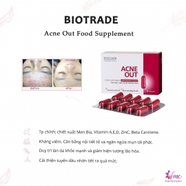 Acnaut Food Supplement For Acne 30 Viên - VIÊN UỐNG TRỊ MỤN 30 VIÊN