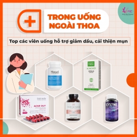 Top viên uống cải thiện mụn nội tiết Top viên uống cải thiện mụn nội tiết