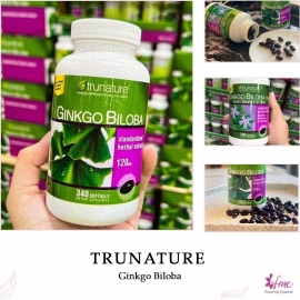 Viên uống bổ não Trunature Ginkgo Biloba 340 VIÊN Viên uống bổ não Trunature Ginkgo Biloba 340 VIÊN