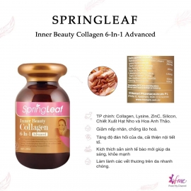 Viên uống Collagen 6 in 1 Spring Leaf Inner Beauty 180 Viên Viên uống Collagen 6 in 1 Spring Leaf Inner Beauty 180 Viên