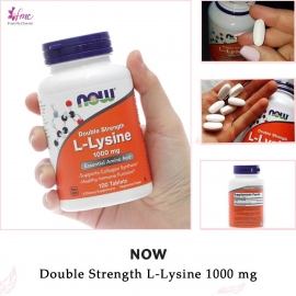 Viên Uống Now Double Strength L-Lysine 1000mg Essential Amino Acid 100 Tablets Viên Uống Now Double Strength L-Lysine 1000mg Essential Amino Acid 100 Tablets