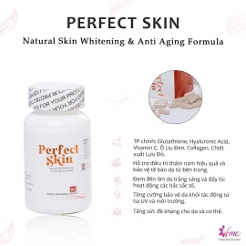Viên Uống PERFECT SKIN Trắng Mờ Thâm Sạm 60 Viên Viên Uống PERFECT SKIN Trắng Mờ Thâm Sạm 60 Viên
