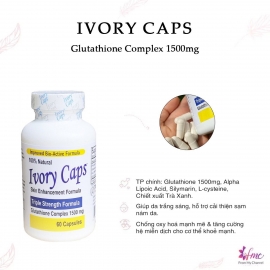 Viên uống trắng da IVORY CAPS 60 Viên Viên uống trắng da IVORY CAPS 60 Viên