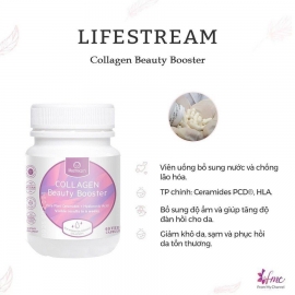 Viên uống Lifestream Collagen Beauty Booster 60 viên Viên uống Lifestream Collagen Beauty Booster 60 viên